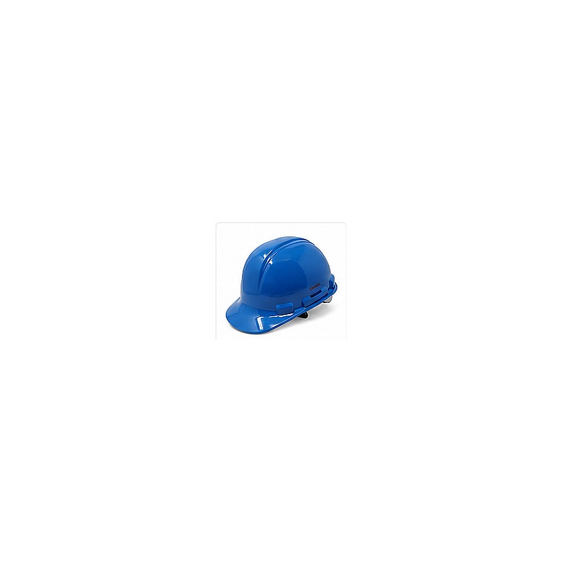 Blue safety helmet