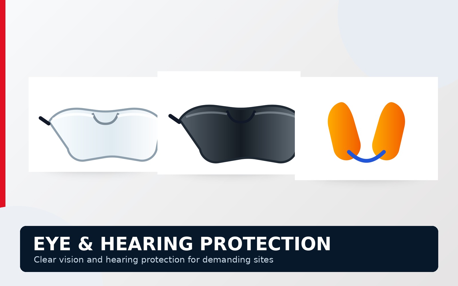 Safety eyewear and hearing protection