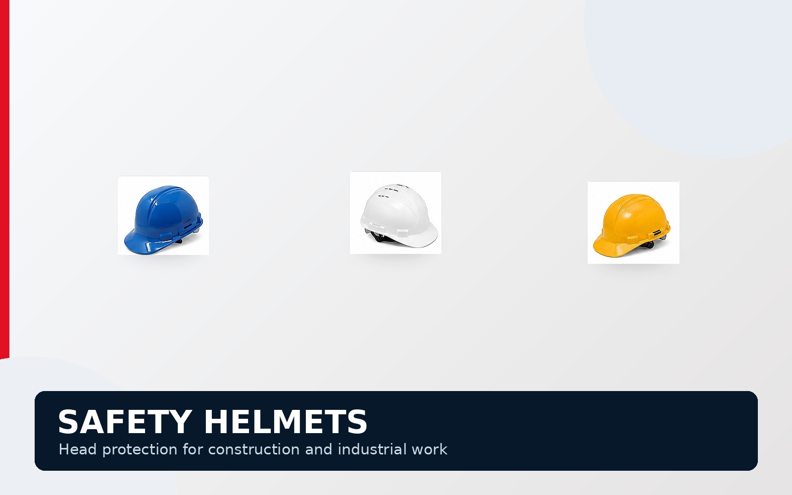 Safety helmets and head protection